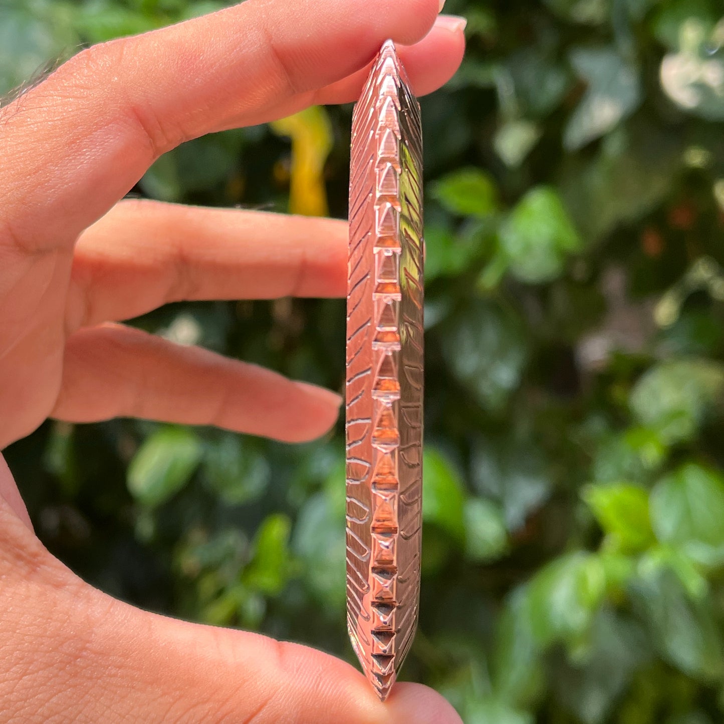 Copper Handmade Kada With Spikes