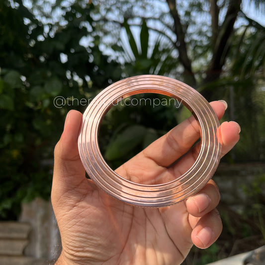 Copper Knurled Chakri Kada