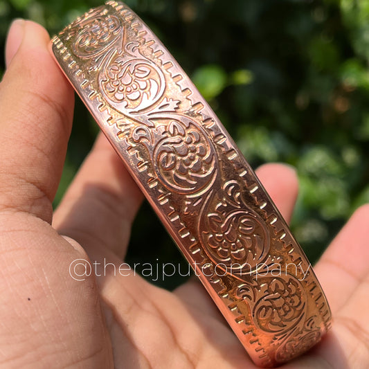 Copper Handengraved kada 20mm