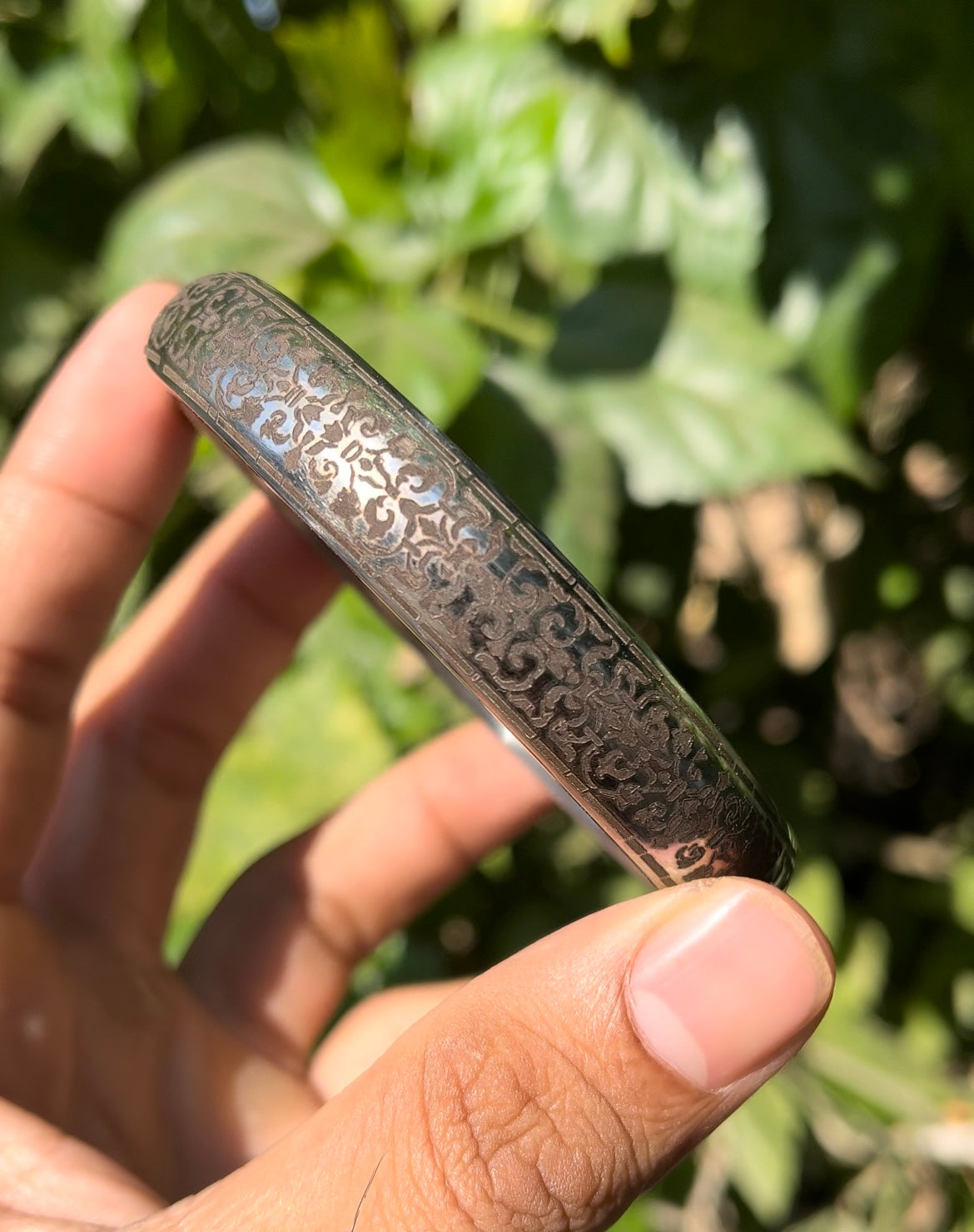 Mens Engraved Kada